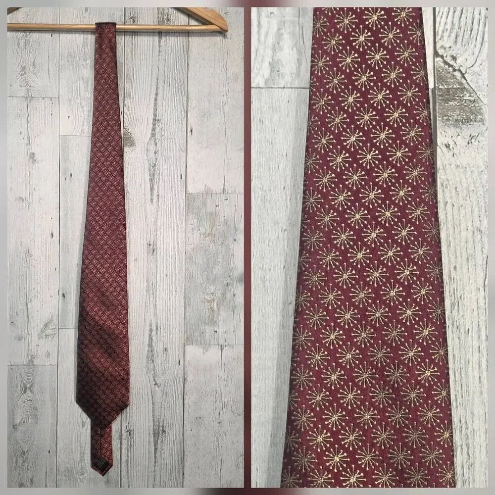 Metropolitan Opera Collectible Starburst Pattern Silk Tie